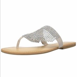 NWT Madden Girl Sabeer Sandal Silver SZ10